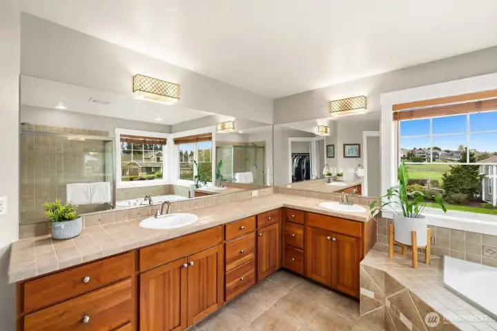 Primary bathroom.