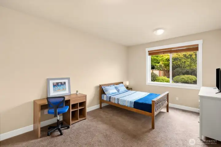 DOWNSTAIRS bedroom #4.  Perfect for multi-generational living.