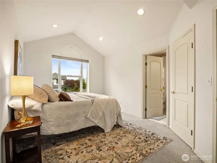 The 2nd bathroom has an en suite too and a large walk-in closet.
