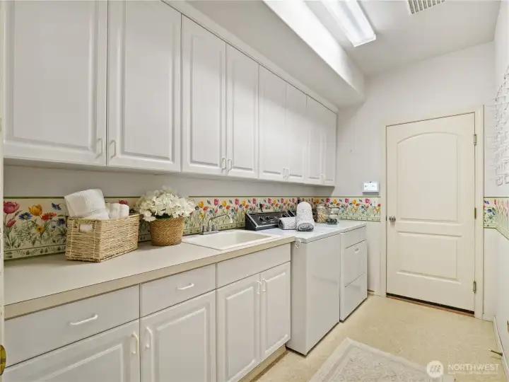 Laundry room is located on the main floor.