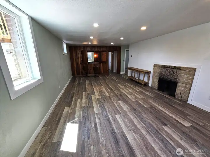 Downstairs family room