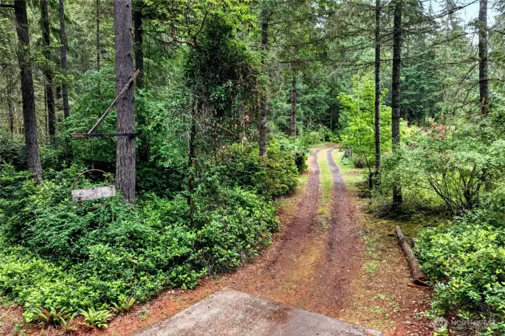 Private Entry Road into Property
