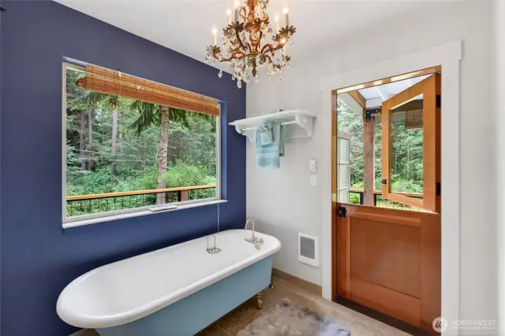 Enjoy your Bath while Looking at Nature