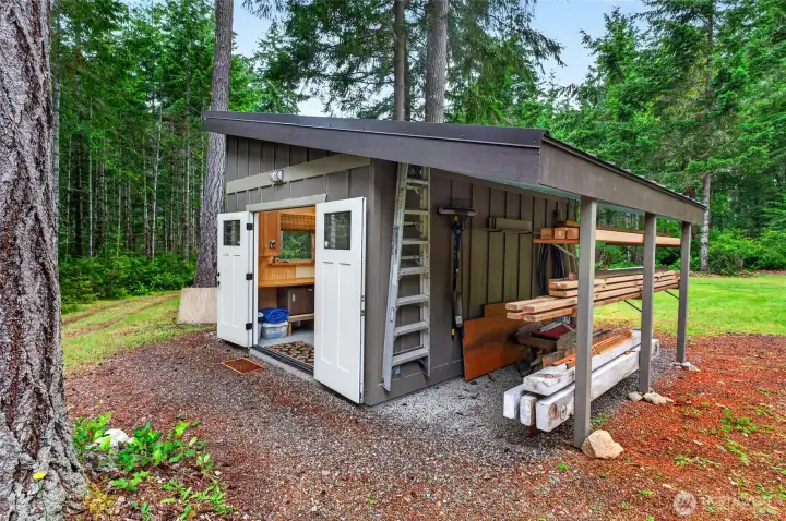 Property includes a Newer Separate Workshop or Art Studio!