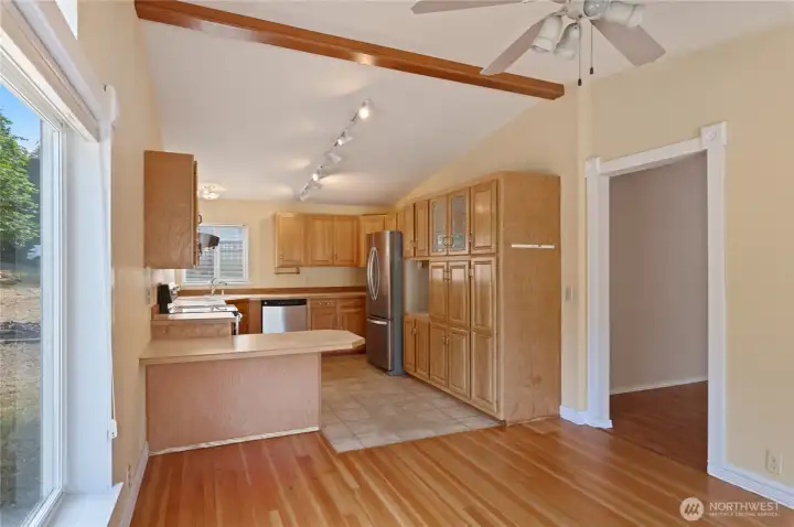 The kitchen.