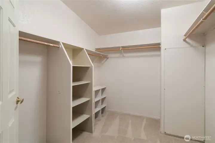 Primary closet