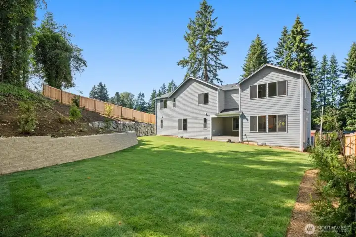 Fully Fenced Backyard