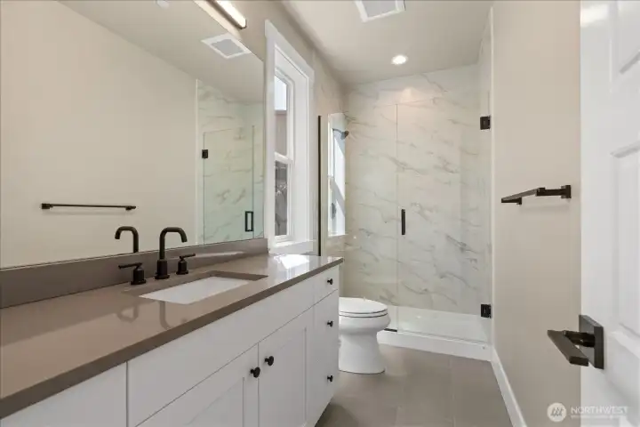 Main Level Bedroom Suite 3/4 Bathroom
