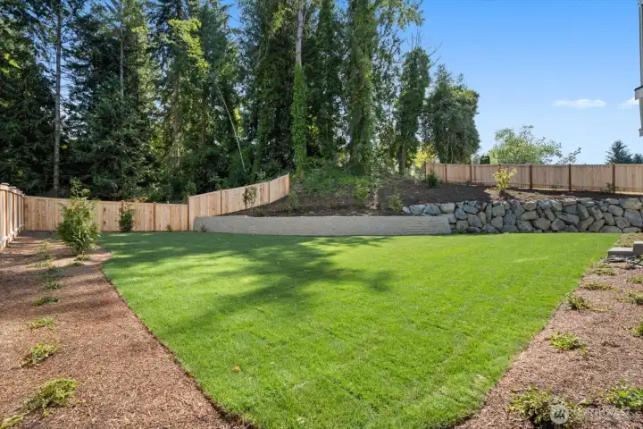 Fully Fenced Backyard