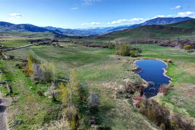 101 Acres with solid location in Upper Beaver Creek. Enjoy Irrigated pastureland and Pond areas. (3) Ponds on property. Acreage on both sides of Upper Beaver Creek Road. Driveway to original homesite. 1938 Home was destroyed in 2014 Wildfire. Footprint remains. Electric power. Domestic well & 2 bedroom septic system onsite.