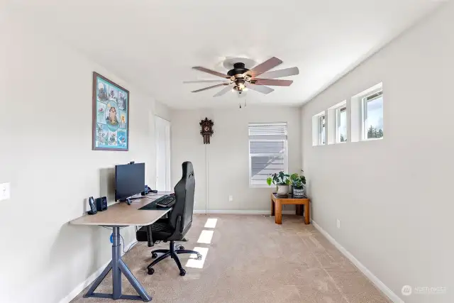 Upstairs loft area with Closet