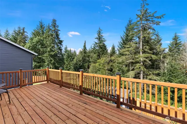 12'x22' Wood Deck off Primary Bedroom