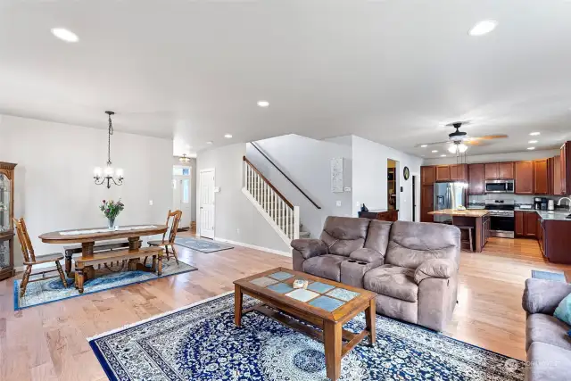 Living/Dining Kitchen Open floorplan