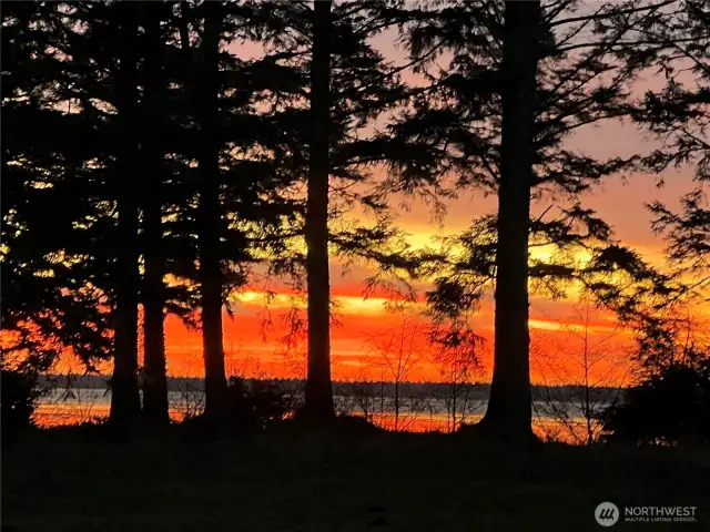 Fiery sunset 3