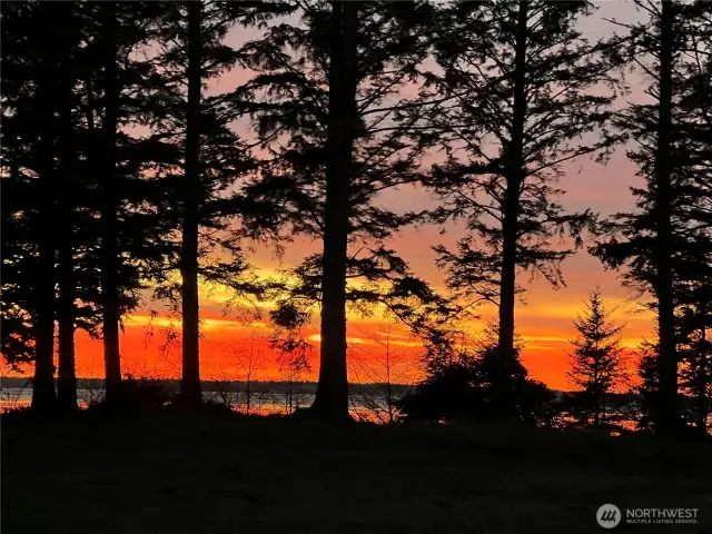Fiery sunset 4