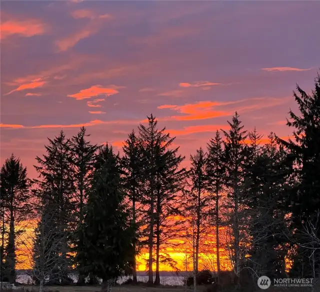 West Facing sunset