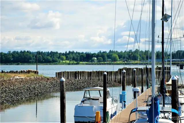 Gas dock side.