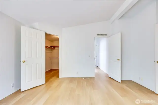 Walk-in closet... this house has it all!