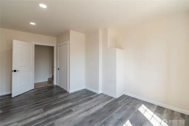 Additional bonus room on main level with exit door. Need bedroom/den/office??