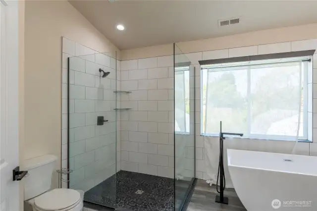 View of the shower.