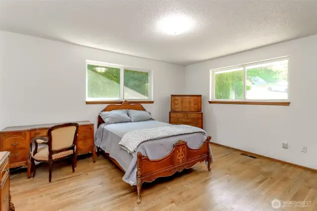 all of the bedrooms are large