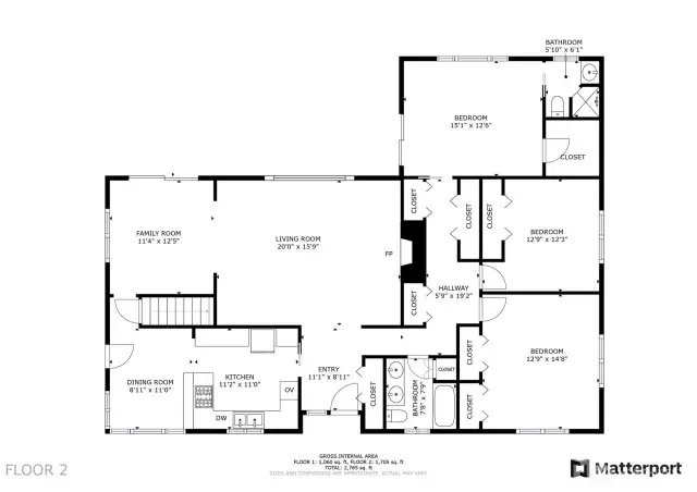 main level floor plan