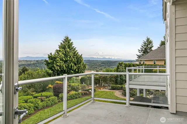 Views from exclusive deck off primary suite