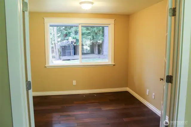 Office with French Doors