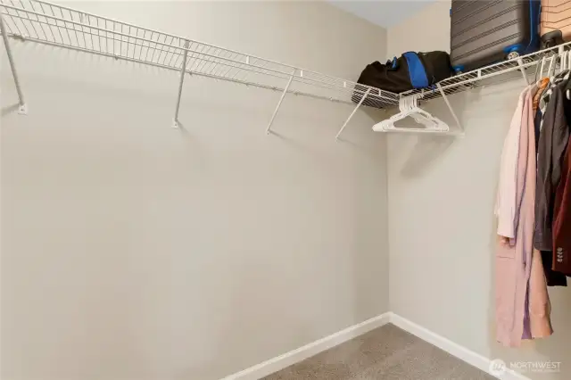 Master walk-in closet