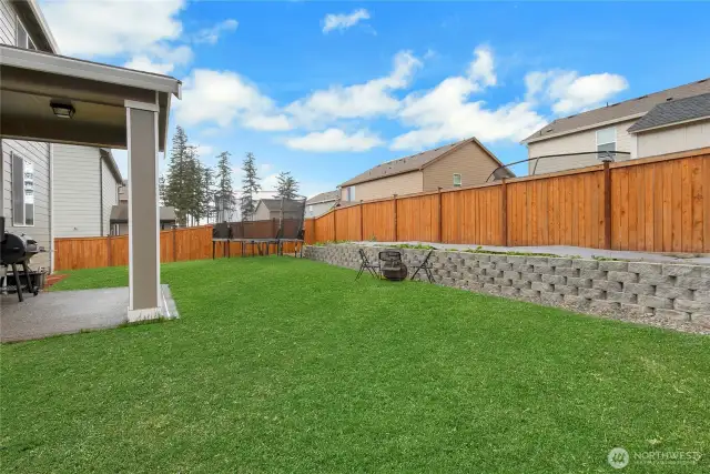 Raised garden area
