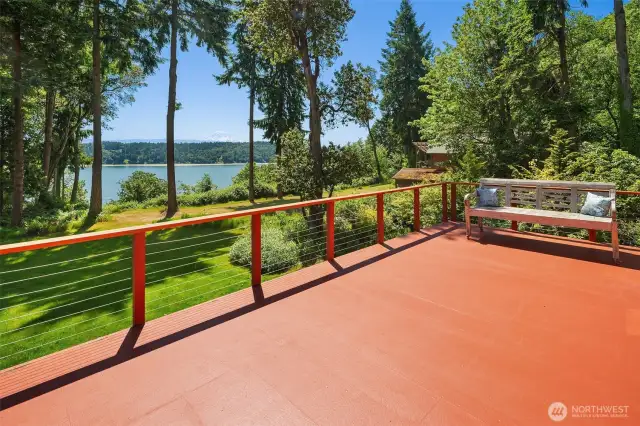 Incredible views from the 2nd level primary deck.