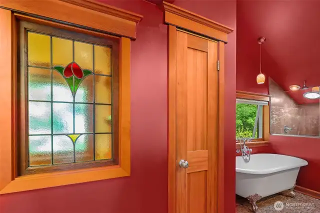 Radiant in-floor heat in both bathrooms.