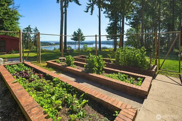 Fenced Garden for Flowers and Food