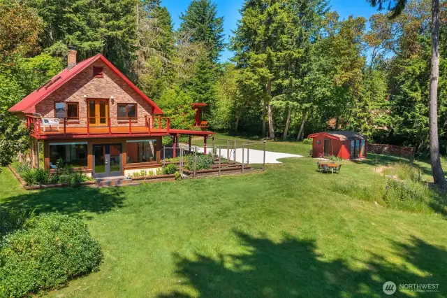 The private grounds are exceptional, with space to host...everything!