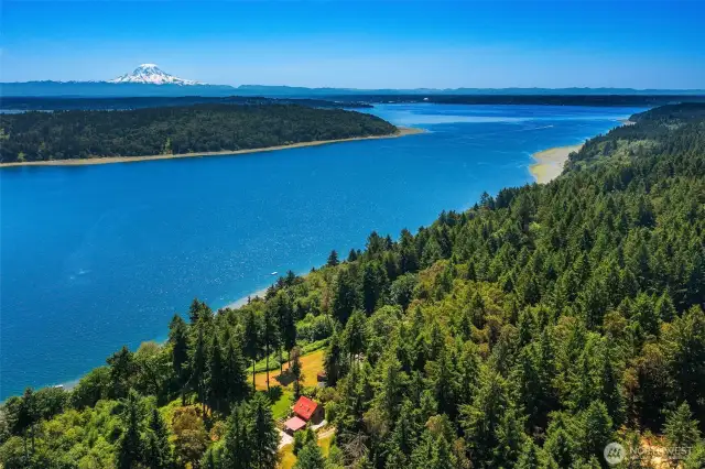 Orientation looking South towards Outer Quartermaster Harbor.
