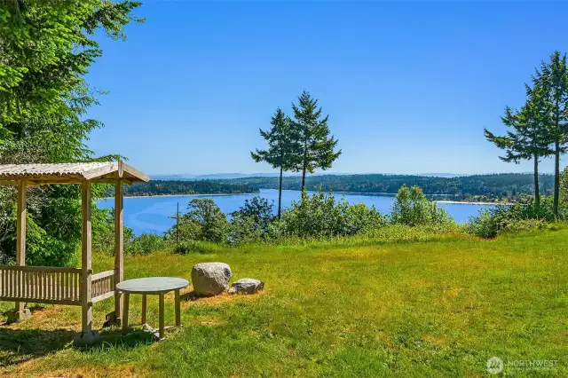 Looking east from the north end of the property.