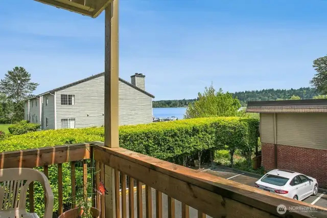 Deck off living room