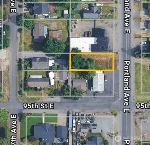 Aerial with Appox Property Lines