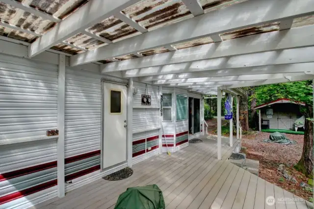 Shaded and covered outdoor living