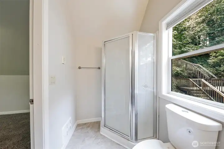 Bath above garage