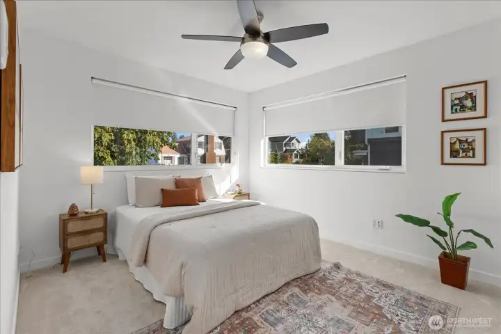 All bedrooms on the same floor