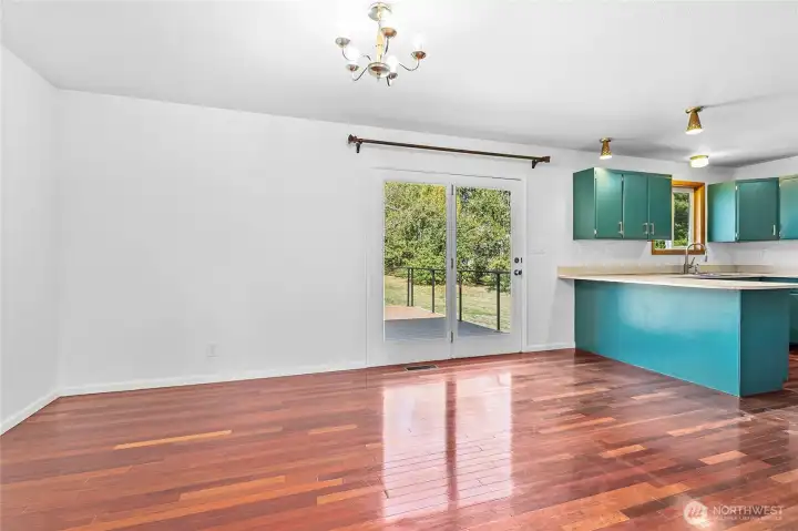 Upstairs dining