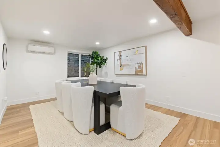 Dedicated dining area