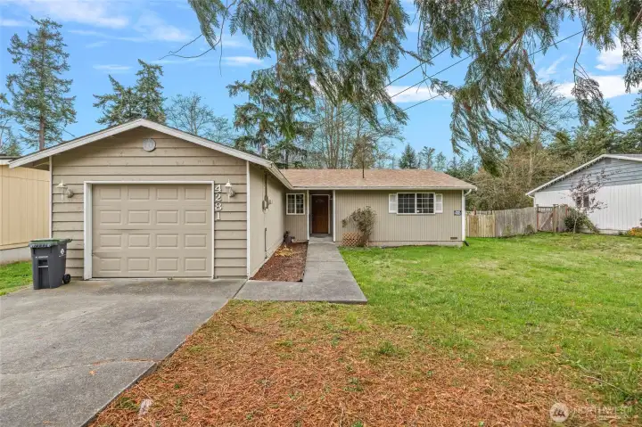 Welcome home, 3 bed 1.75 baths and a fenced yard