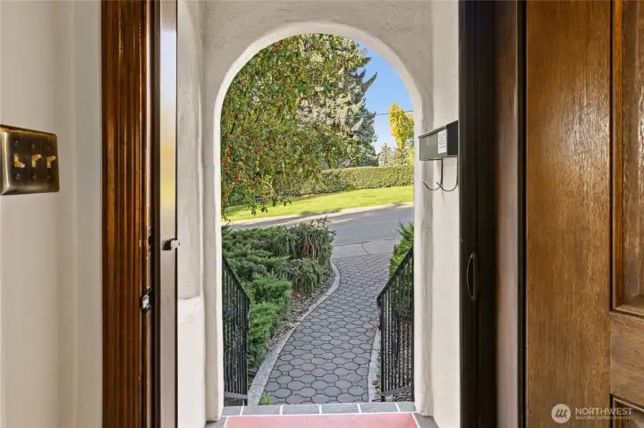 Beautiful Arched entry