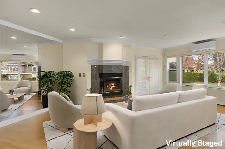 Huge Open Living Space filled with Light!