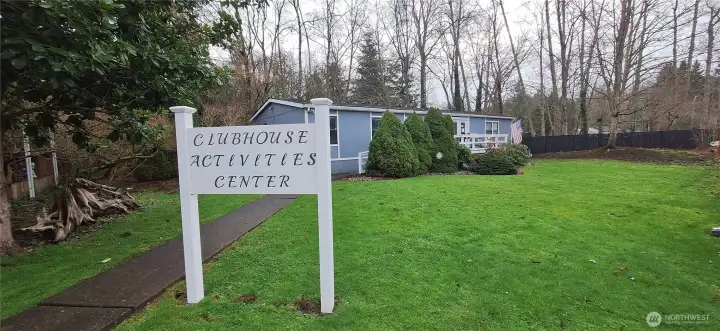 Clubhouse at East end of Park