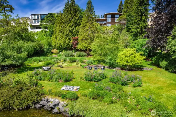 155 feet of prime waterfrontage.