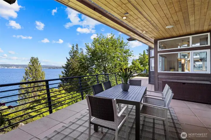 Large deck off main level.