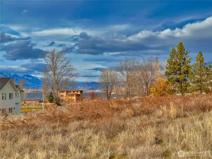 Views to north Lake Osoyoos with Osoyoos, British Columbia in the background.